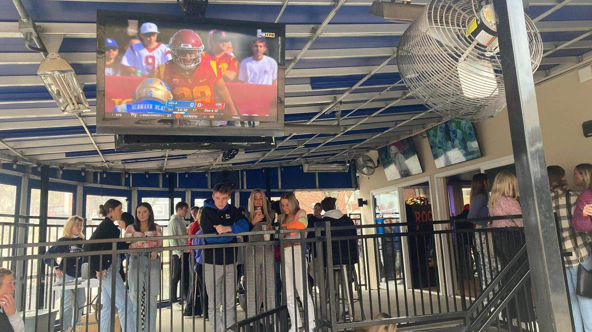 When the TCU game against Kansas began at 3 p.m. on Saturday, the popular bar in Lawrence, Kansas, “Bullwinkles,” didn’t even have it on one of the televisions.