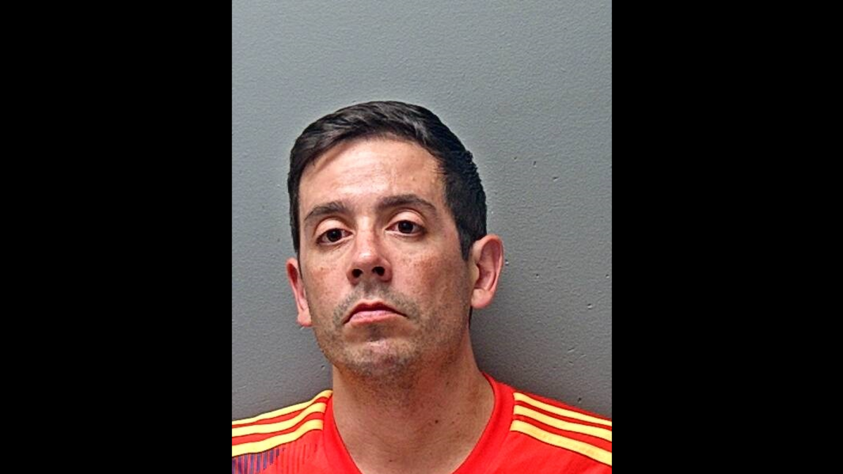 Tarrant County Assistant District Attorney Matt Rivers’ mug shot after he was arrested on suspicion of DWI.