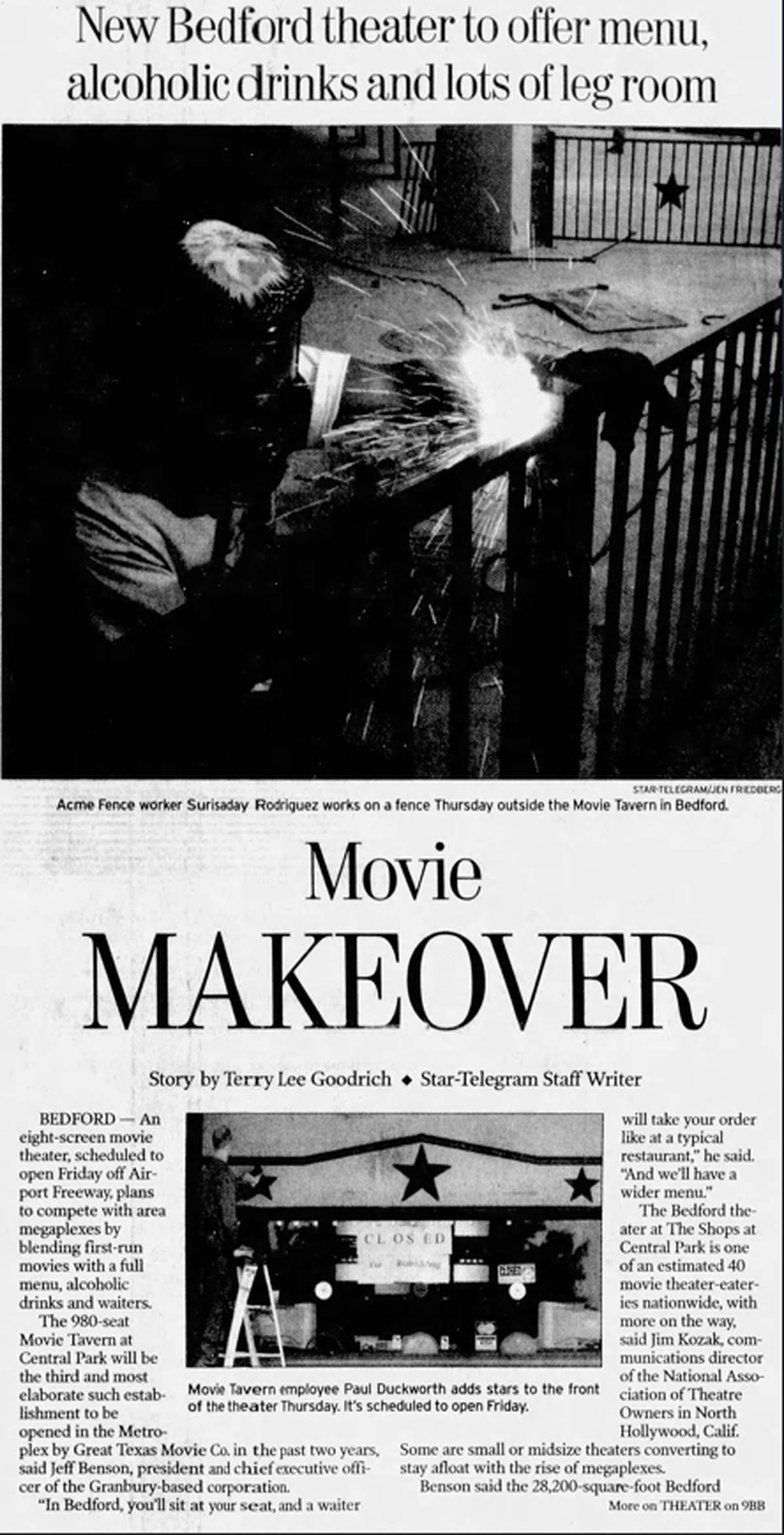 From the Sunday, Nov. 16, 2003, edition of the Fort Worth Star-Telegram.