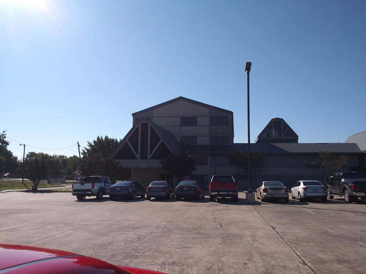 St. John Unleashed church in Grand Prairie, where Payton Summons’ funeral was held Saturday morning.