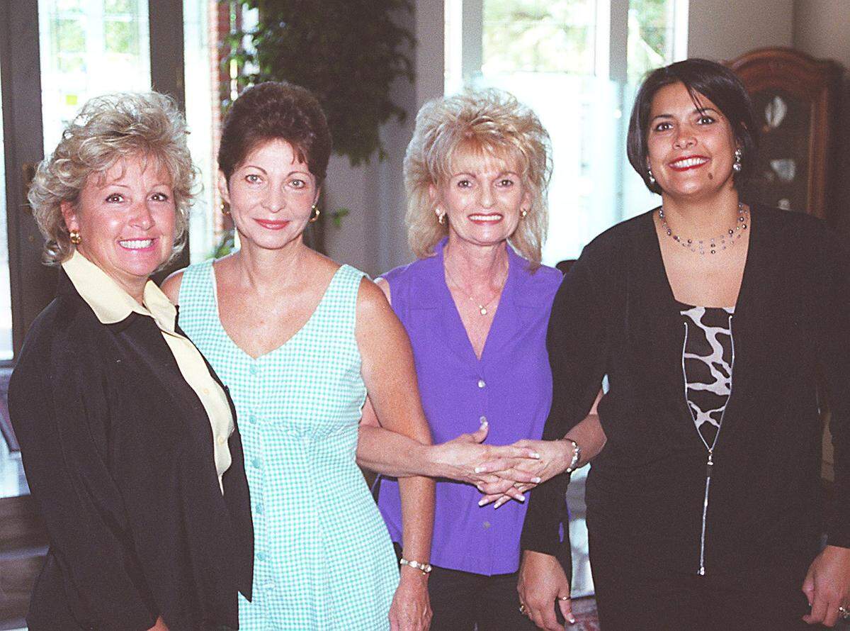 Aug. 31, 2000: The Colleyville Women's Club Home Tour Committee held a planning session at the home of Vivian Quatro in Colleyville. Kathy Leone, left, Bonnie Pasienski, Karen Davis, Lori Renda, all of Colleyville.