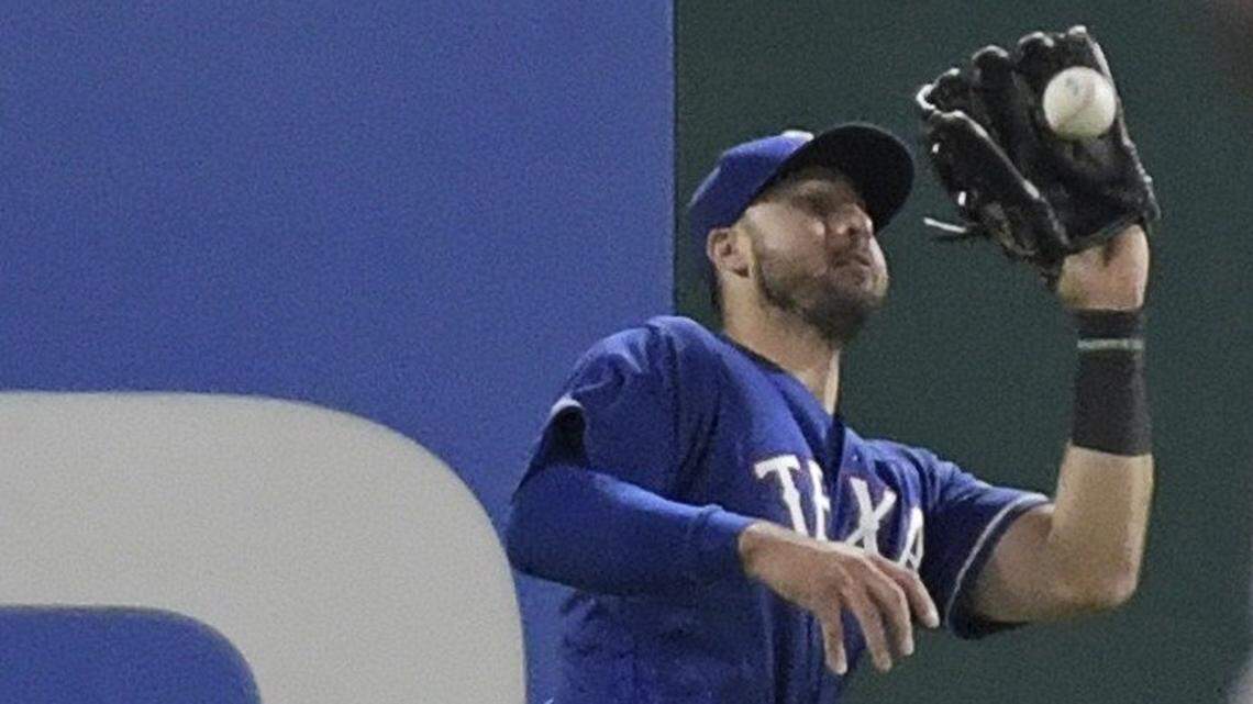 Joey Gallo has become the Rangers' regular left fielder after opening the season at first base. For at least the next few games, he will be the Rangers' backup center fielder.