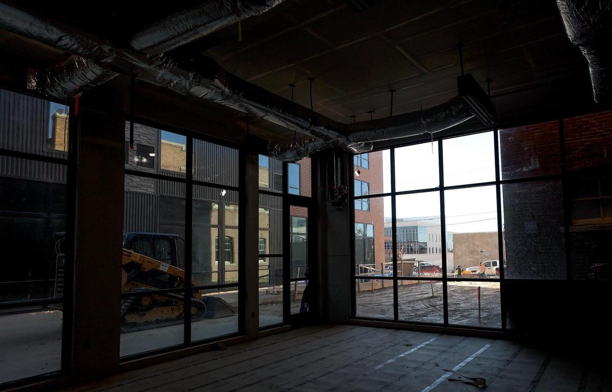 Under construction on Wednesday, Dec. 12, 2024, this space will be home to Duchess, the hotel’s restaurant.