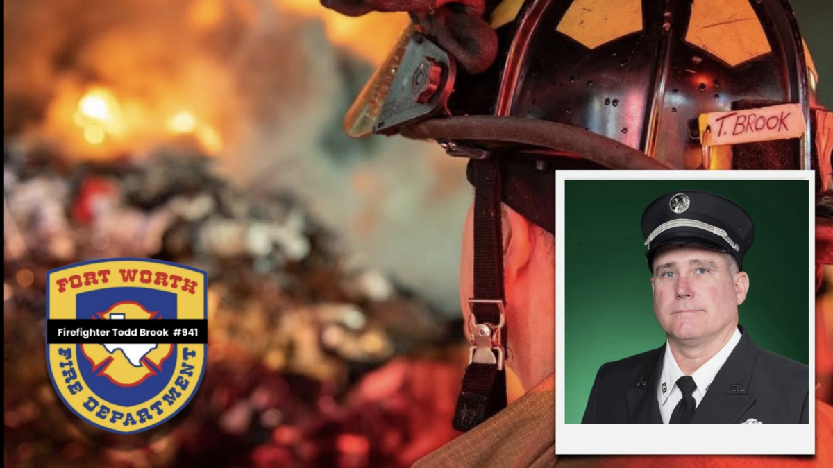 Veteran Fort Worth Firefighter Todd Brook will be honored  Wednesday, June 17, at his funeral service.