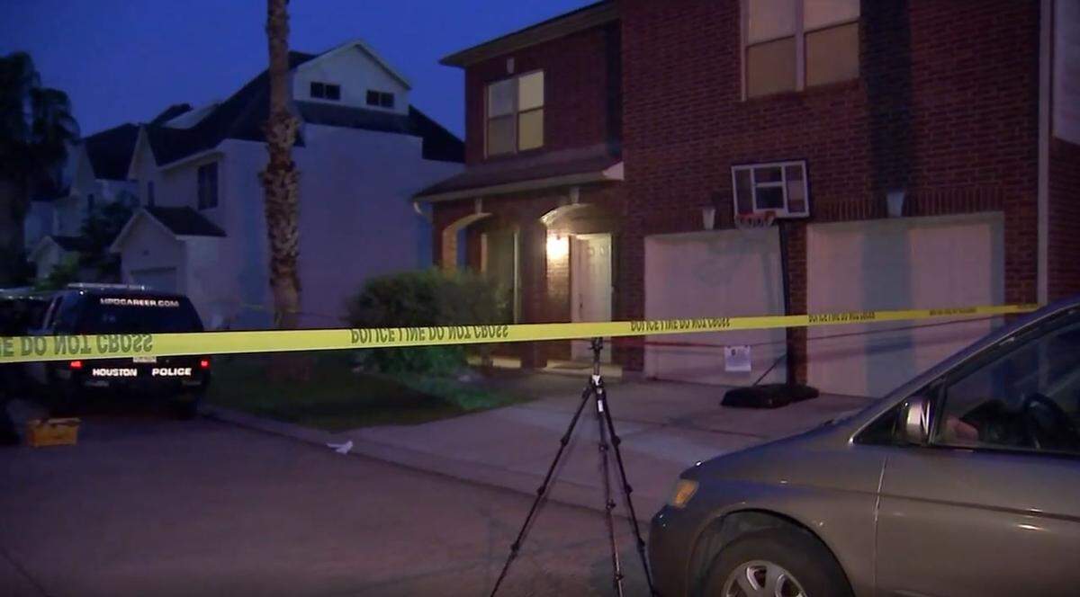 Police say a dad shot a home invasion suspect in this Houston, Texas home.