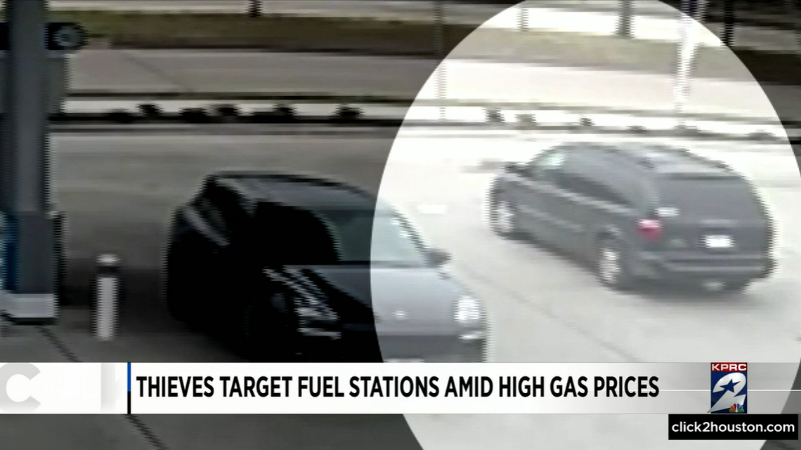 The manager of a Houston, Texas, gas station says thieves stole over 1,000 gallons of diesel fuel in three days.