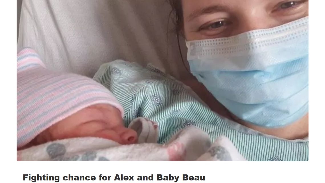 Alexandra Chandler died of COVID about a month after her first child was born, her family says.