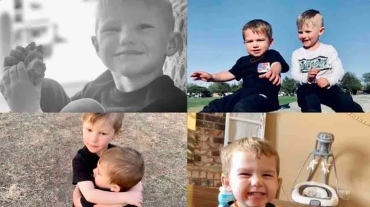 Brothers Banx McAmis, 4, and Bowyn Miller, 7, accidentally drowned in the Brazos River in Johnson County, Texas.