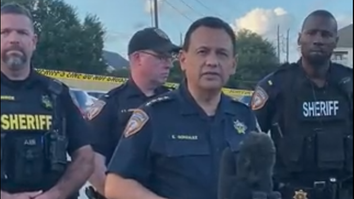 Harris County Sheriff Ed Gonzalez said the abandonded children were living in “pretty deplorable conditions.”