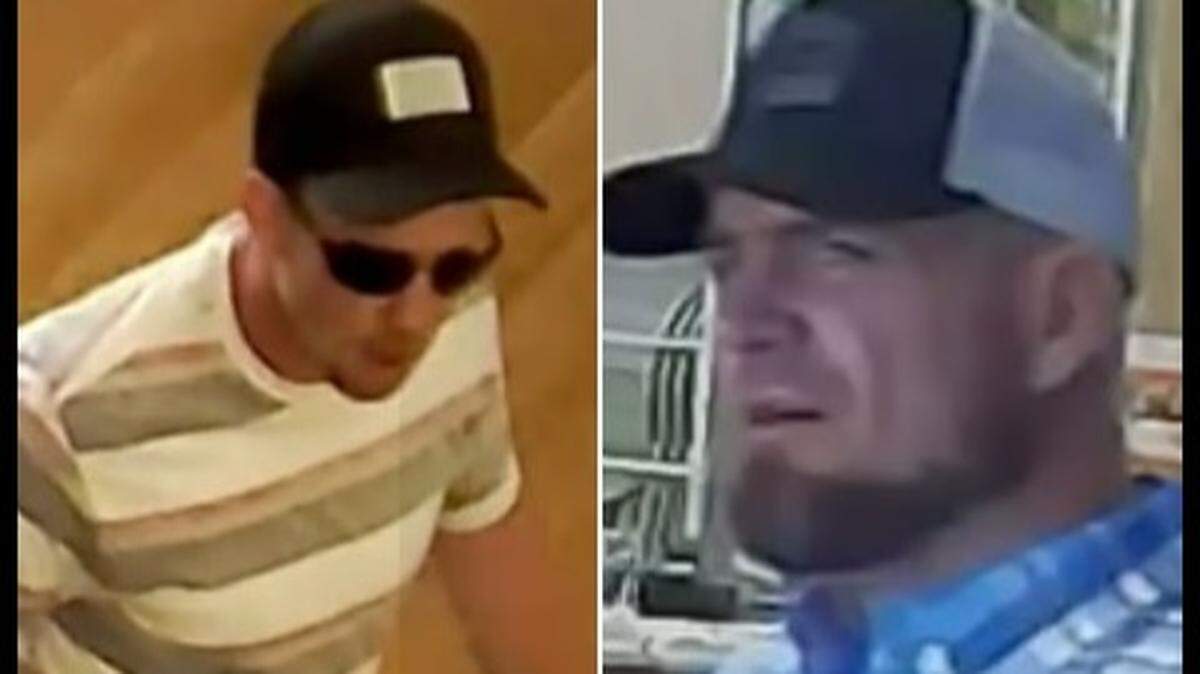 Southlake police are searching for two men accused of stealing more than $1,000 worth of tag printers from a local store on April 18.