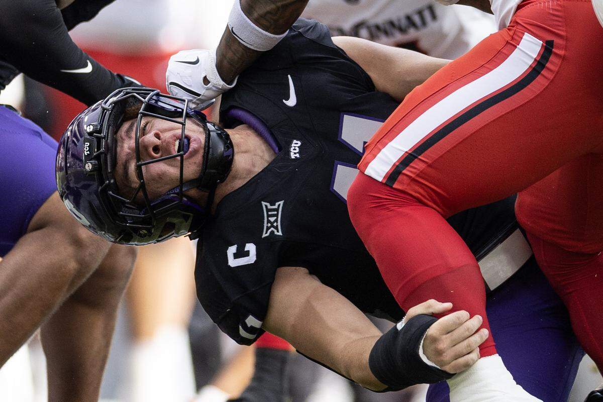 TCU football's regular-season finale against Cincinnati at 2:30 p.m. Saturday at Amon G. Carter Stadium