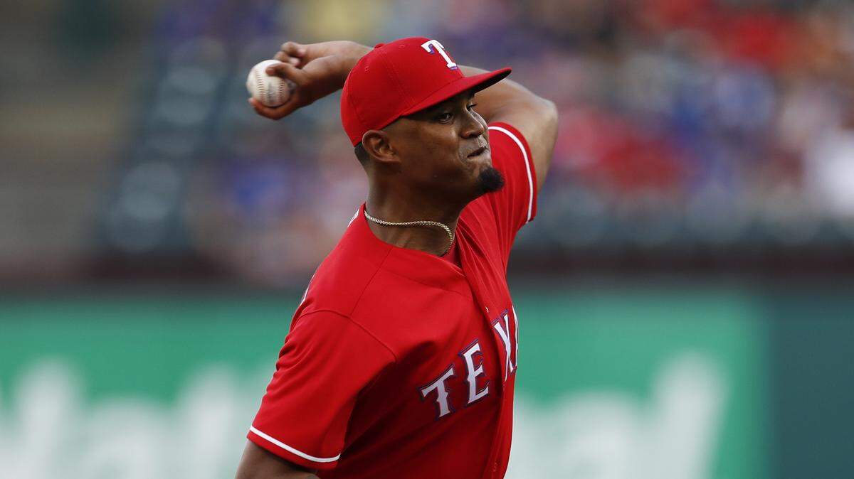 Yohander Mendez started for the Rangers on June 15. On Monday, he will start for High A Down East.