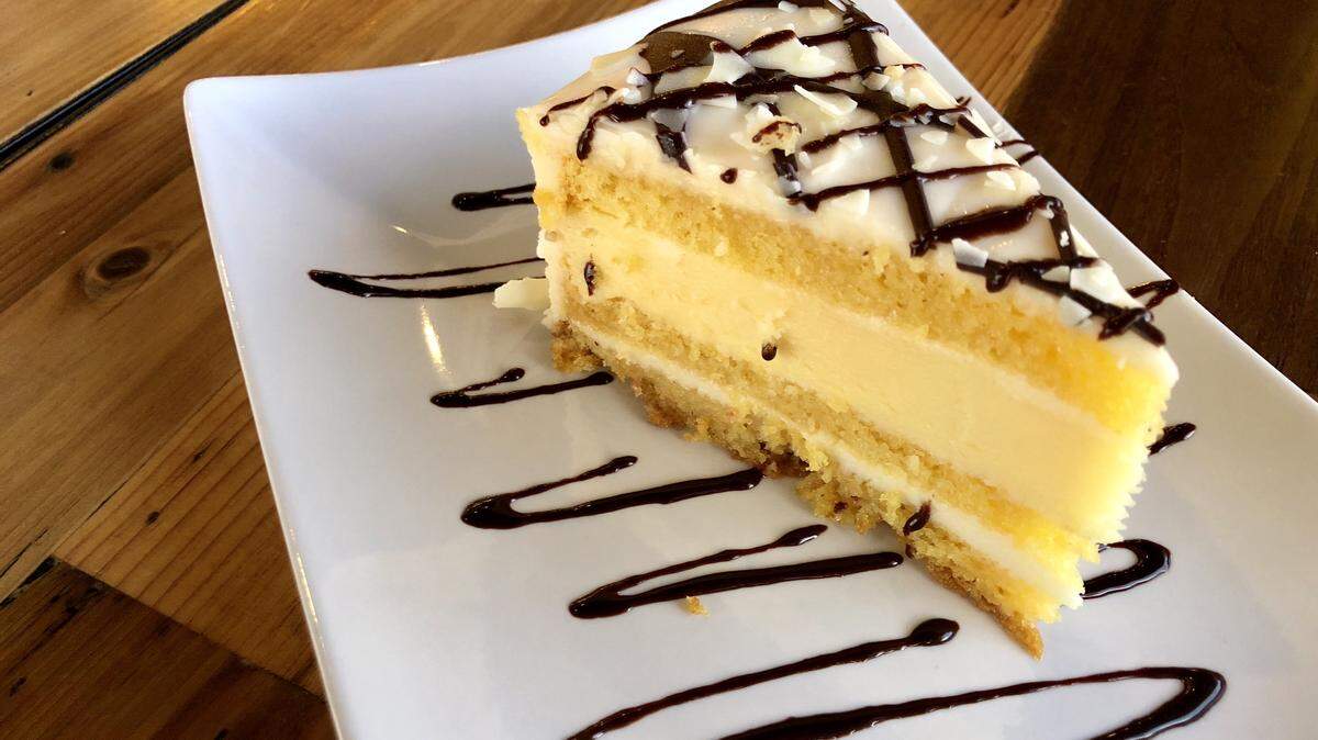 Bay34th Street, near the Arlington Highlands shopping area, has an impressive selection of cheesecakes.