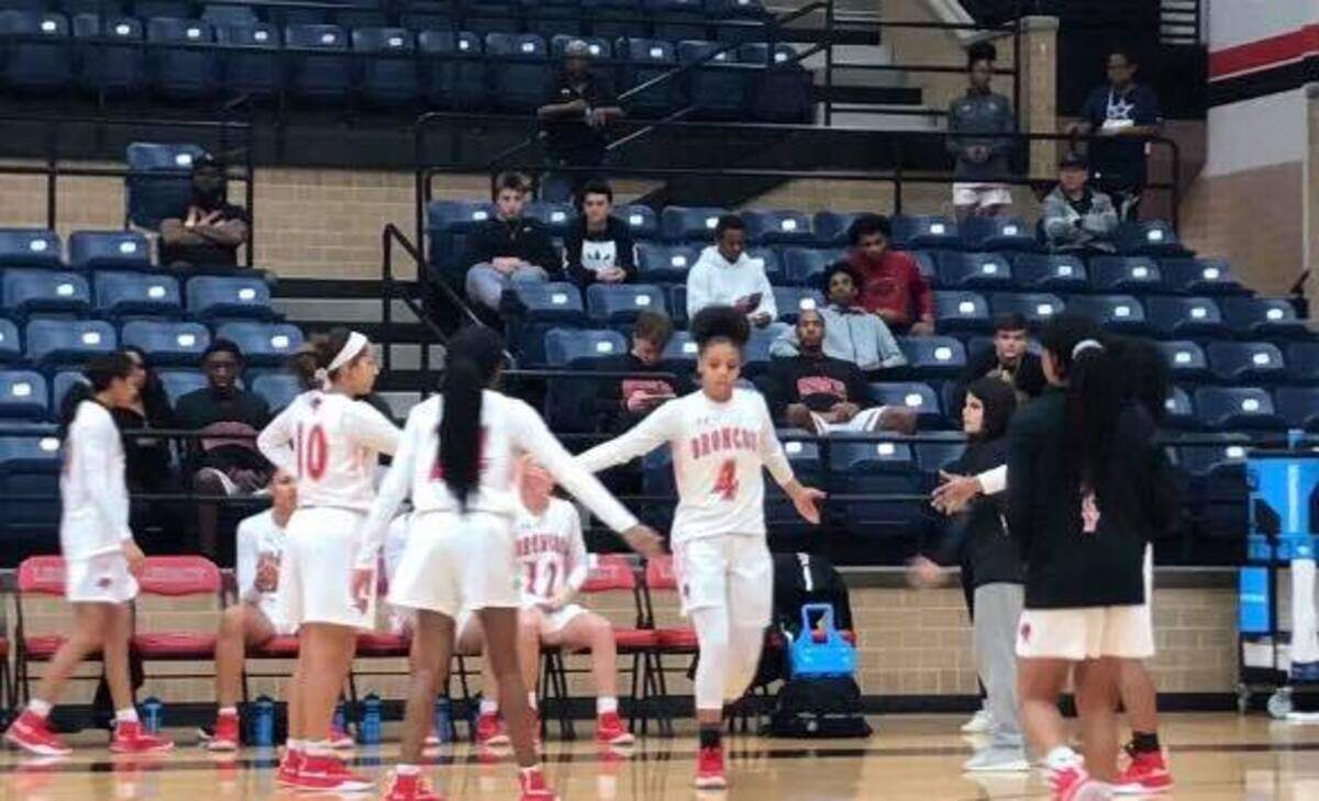 Mansfield Legacy Harmoni Turner scored a career-high 42 points vs. Granbury in a district girls basketball game, Tuesday Jan. 8, 2019.