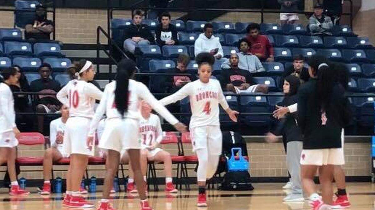 Mansfield Legacy Harmoni Turner scored a career-high 42 points vs. Granbury in a district girls basketball game, Tuesday Jan. 8, 2019.