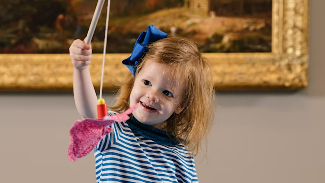 Toddler Studio: Taking Turns at the Amon Carter Museum of American Art allows children ages 2-3 play silly art games.