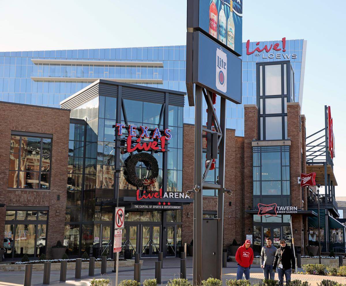 Texas Live and Live by Loews hotel as photographed in Arlington, Texas, Tuesday, Dec. 17, 2019.