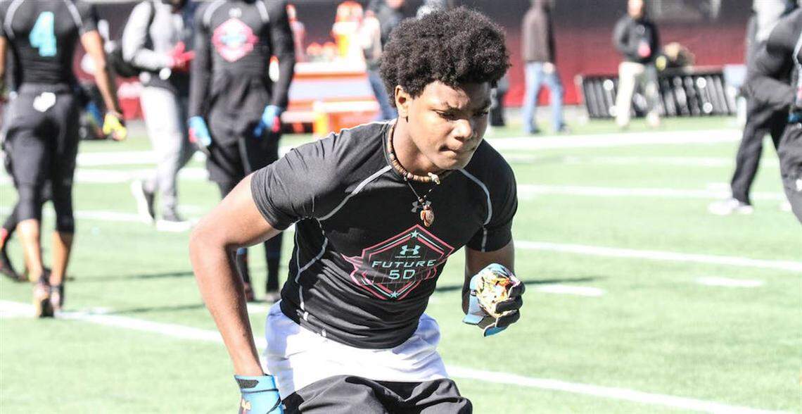 Four-star safety Lewis Cine recently moved from Massachusetts to Texas where he has enrolled at Trinity Christian School in Cedar Hill.