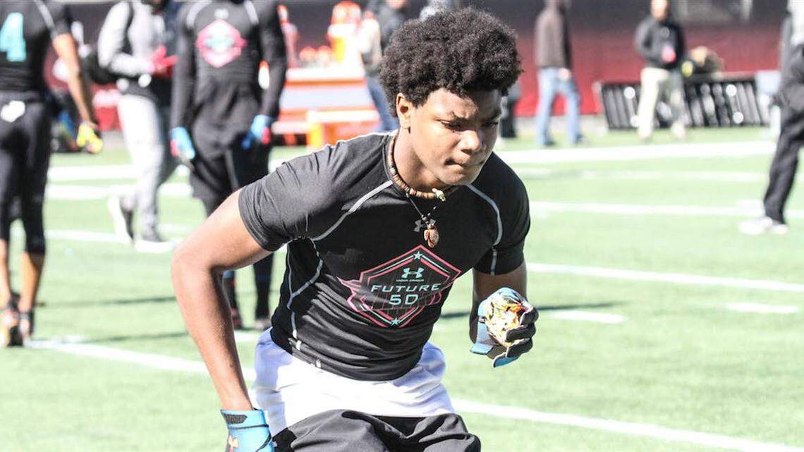 Four-star safety Lewis Cine recently moved from Massachusetts to Texas where he has enrolled at Trinity Christian School in Cedar Hill.