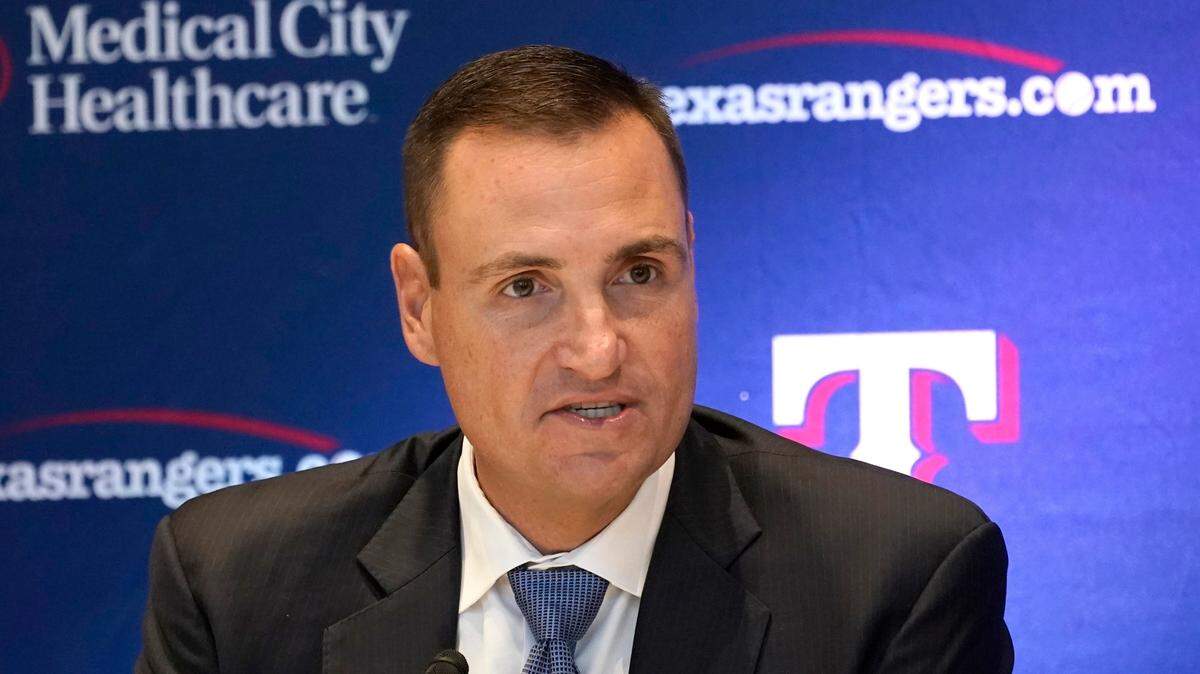 With spring training days away, Texas Rangers general manager Chris Young met with the media on Monday.