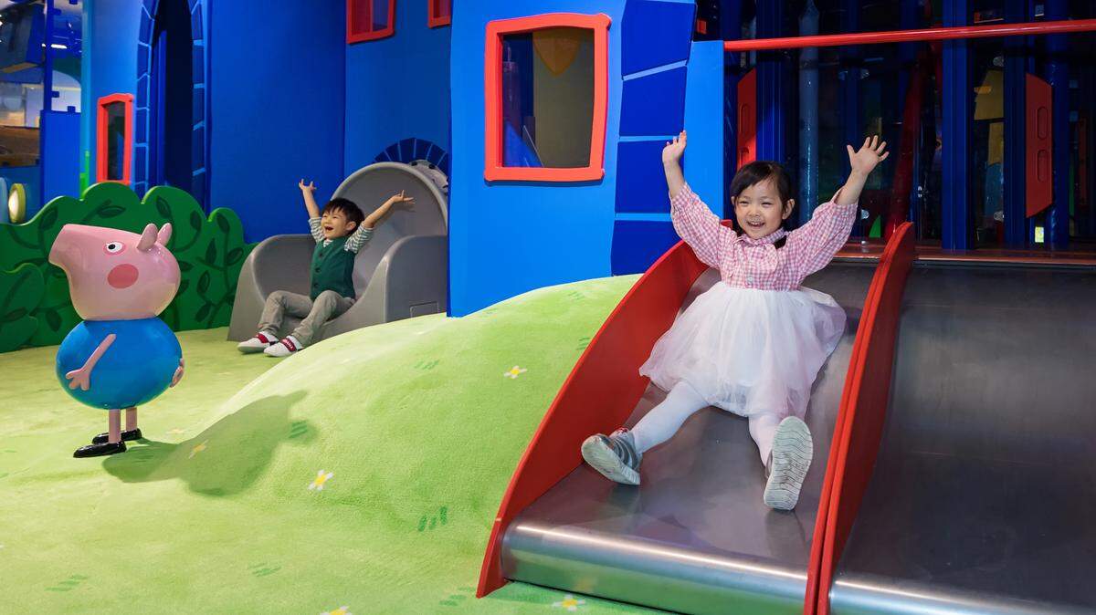 Peppa Pig World of Play will open in Grapevine Mills Mall in February. The indoor attraction will be 14,000 square feet with different areas from the TV show.