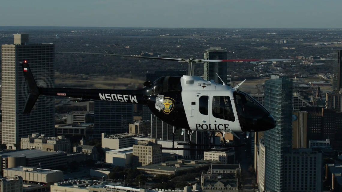 One of Fort Worth’s biggest companies built this helicopter for Fort Worth police