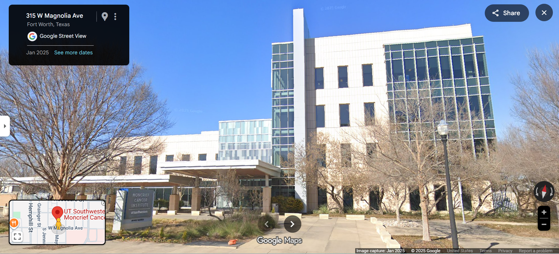 The Moncrief Cancer Institute at 400 W. Magnolia Ave.