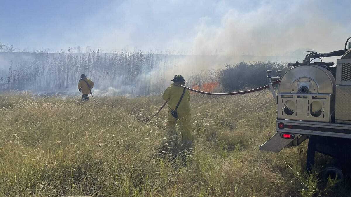 A wildfire in northwest Tarrant County grew to almost 200 acres on Wednesday, July 19, 2023, the Texas A&M Forest Service said.
