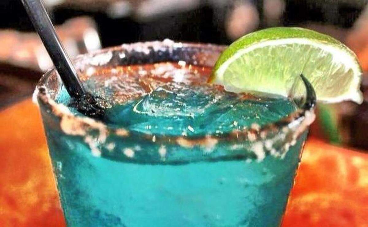 Blue Mesa’s classic blue margarita,
