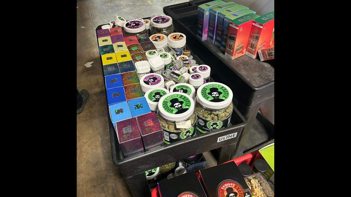 Police and DEA agents seized more than 4,600 pounds of marijuana and about $400,000 in cash when they executed a search warrant at a warehouse in Farmers Branch, Texas.