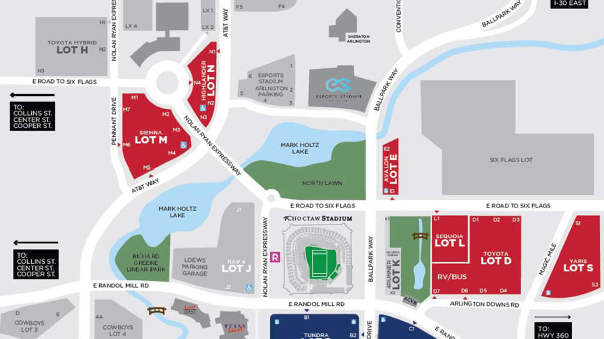A free, drive-thru COVID-19 test site near Choctaw Stadium in Arlington opens Wednesday and will remain open 9 a.m. to 7 p.m. through Feb. 8. The site is located in Lot M at 1205 Pennant Drive. It can only be accessed by entering southbound on AT&T Way.