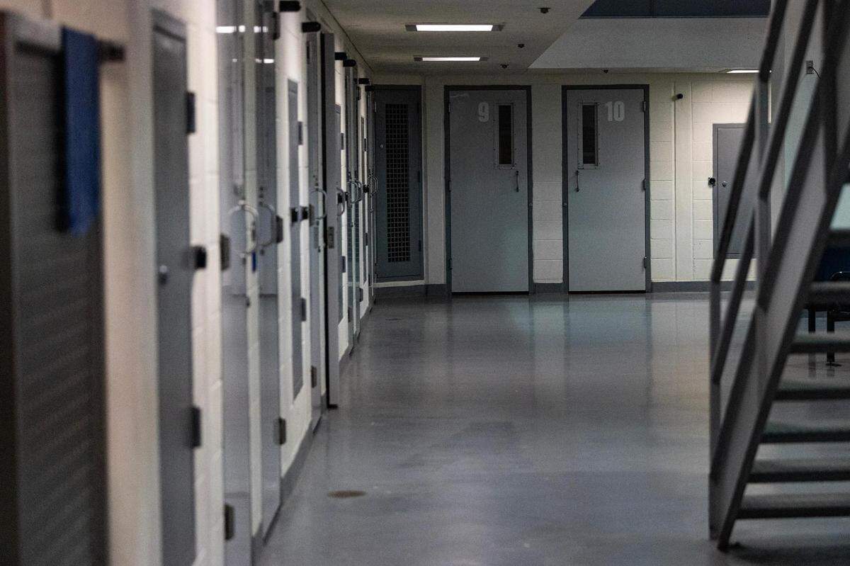 Jail cells at the Tarrant County Corrections Center in Fort Worth on Thursday, Jan. 25, 2024.