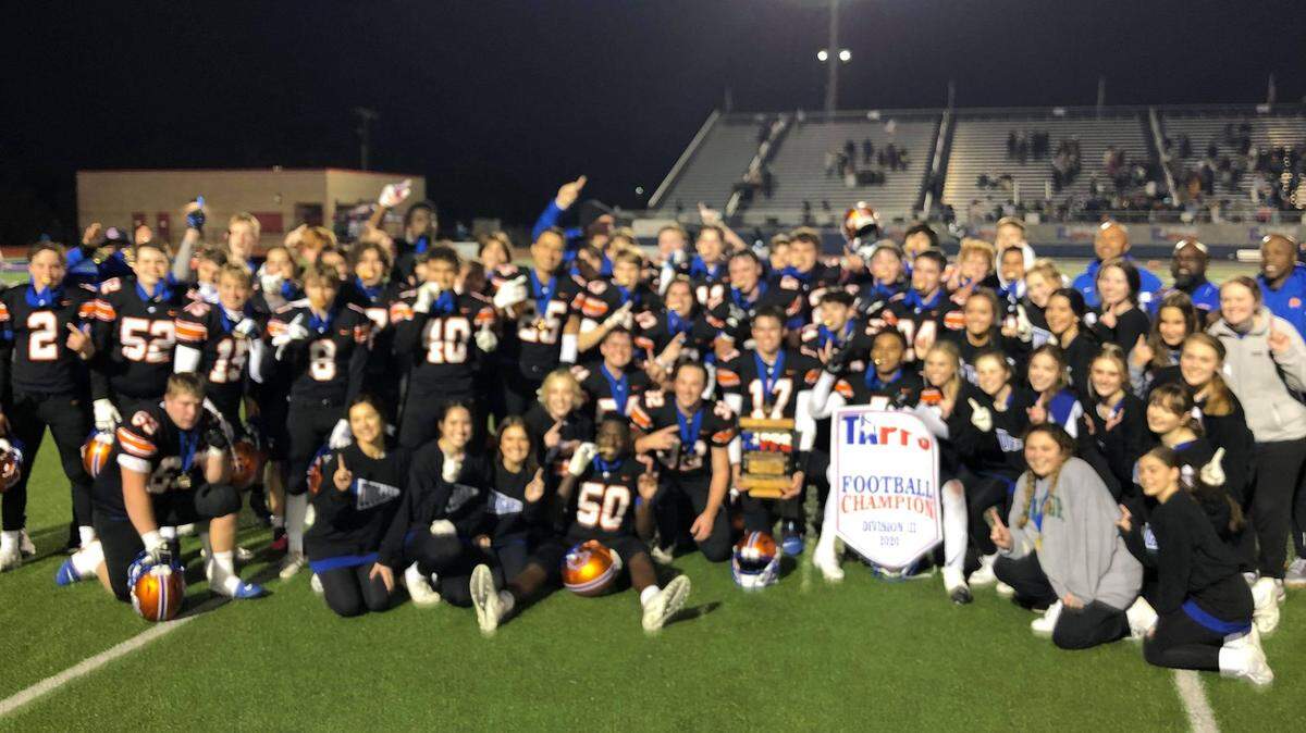 Colleyville Covenant defeated Houston Cypress Christian to win the TAPPS D3 title at Waco Midway on Saturday Dec. 19, 2020.