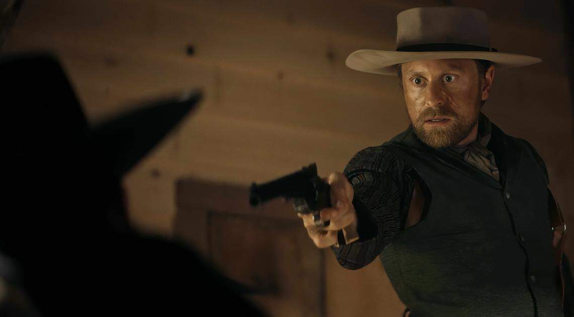 Eric Nelsen as Frank Cooper in “Trail of Vengeance.”