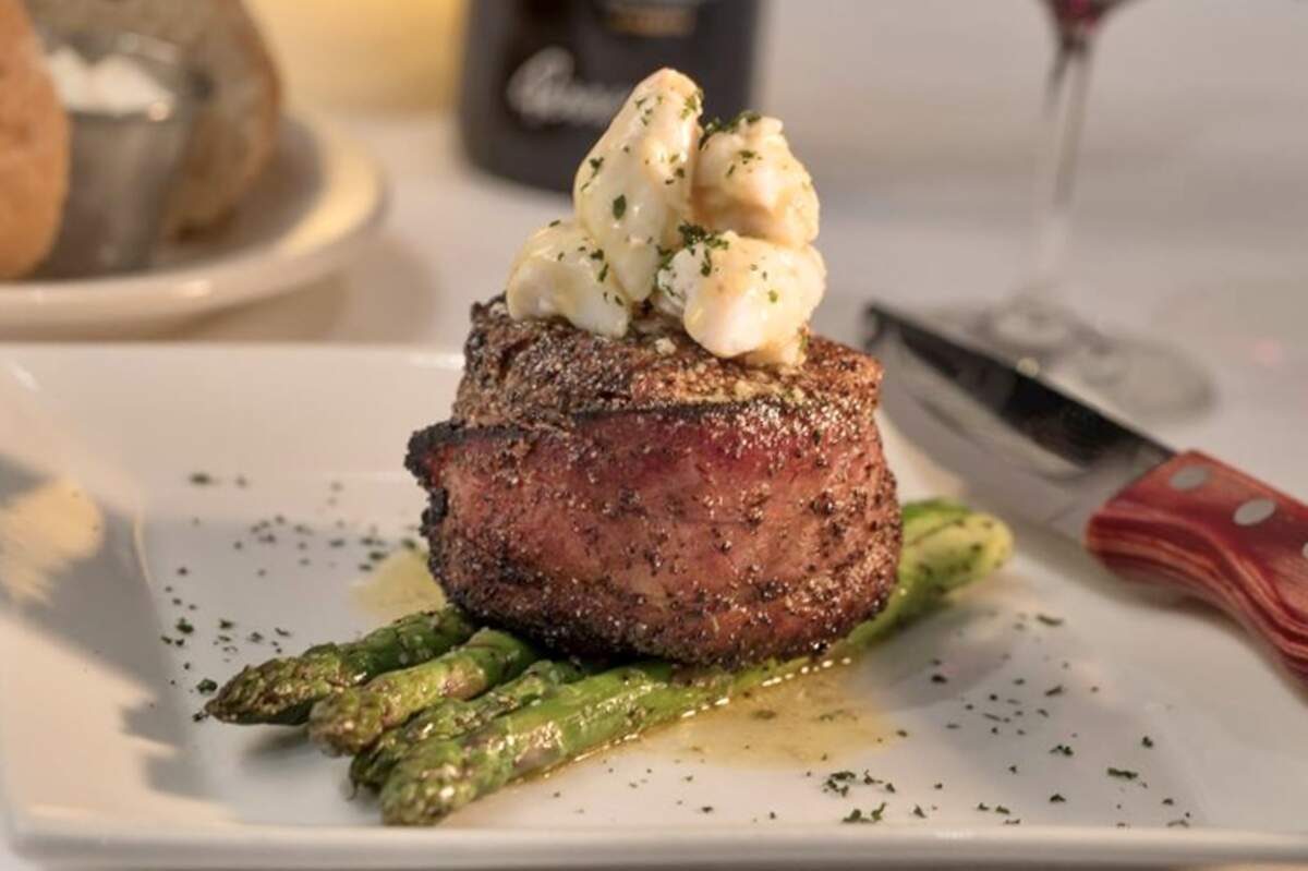 A filet mignon at Perry’s Steakhouse & Grille.