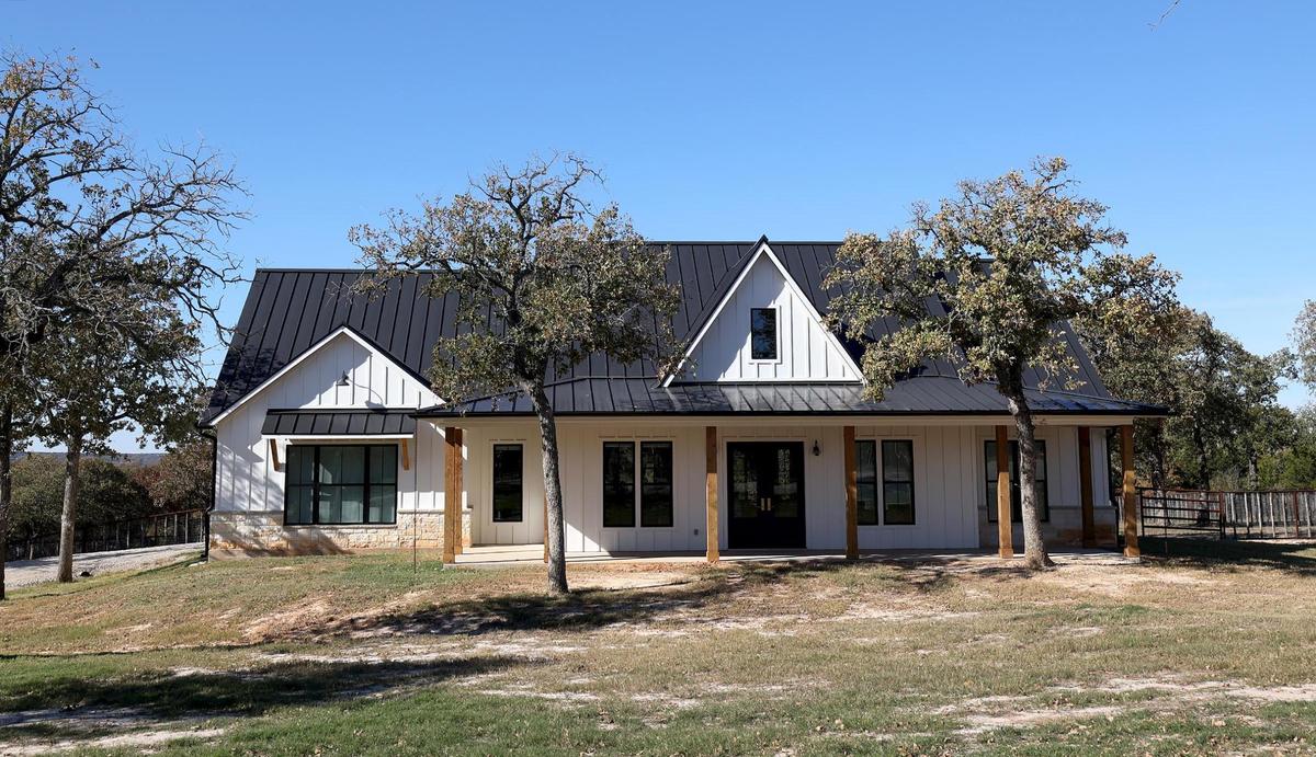 One of the two insulated concrete formwork (ICF) custom homes on the property at 270 Price Lane in Weatherford on Tuesday, Nov. 26, 2024.