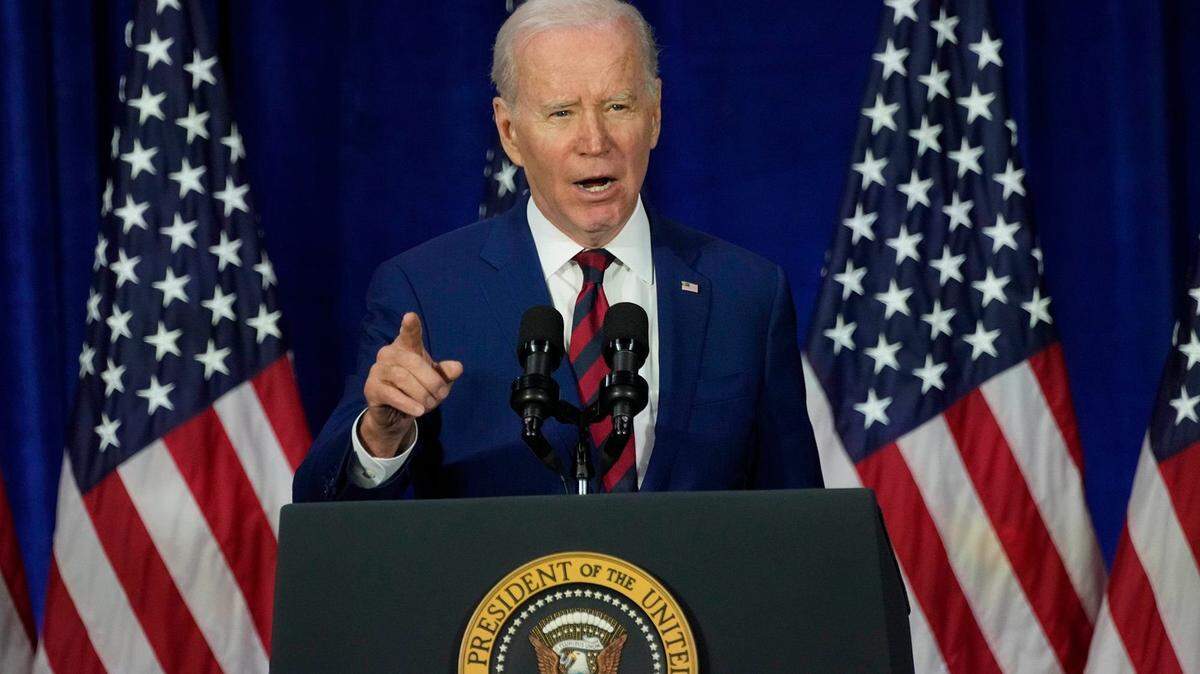 President Joe Biden announces sweeping executive orders about gun control from Monterey Park, California where 11 people were shot to death in January. Xxx News Biden In Monterey Park 012 Jpg A Oth En Ca