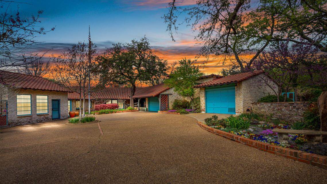 The exterior of the curious house