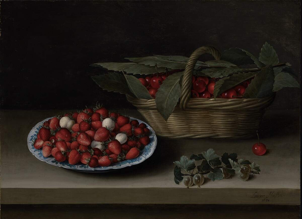 The Kimbell Art Museum in Fort Worth has acquired “Still Life with a Bowl of Strawberries, Basket of Cherries, and Branch of Gooseberries,” a 1631 painting by Louise Moillon.