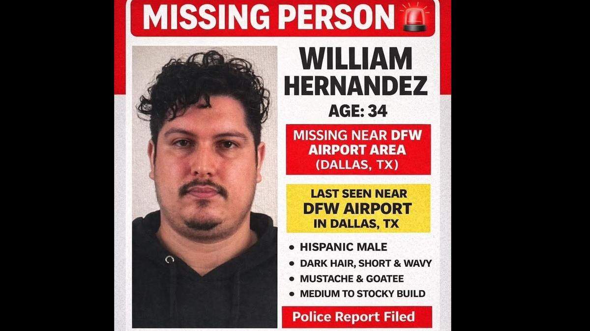 The body of 34-year-old William Hernandez was pulled from the Trinity River in Fort Worth on Wednesday, Jan. 21, officials said.