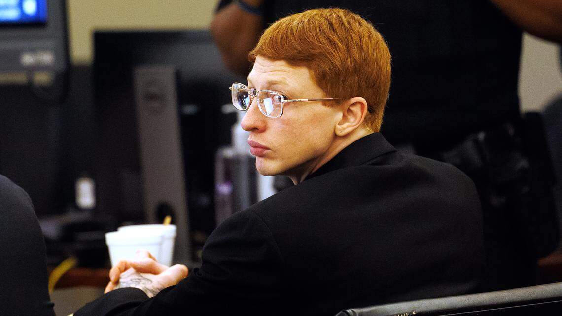 Defendant Valerian O’Steen listens to opening statements during his capital murder trial on Aug. 12, 2025, at the 371st District Court in Fort Worth. On Wednesday, Sept. 10, the jury found O’Steen guilty of capital murder in the 2022 beating death of Marissa Grimes.