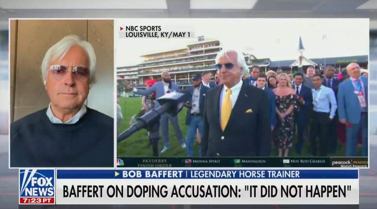 Bob Baffert on Fox News.