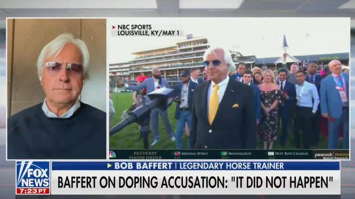 Bob Baffert on Fox News.