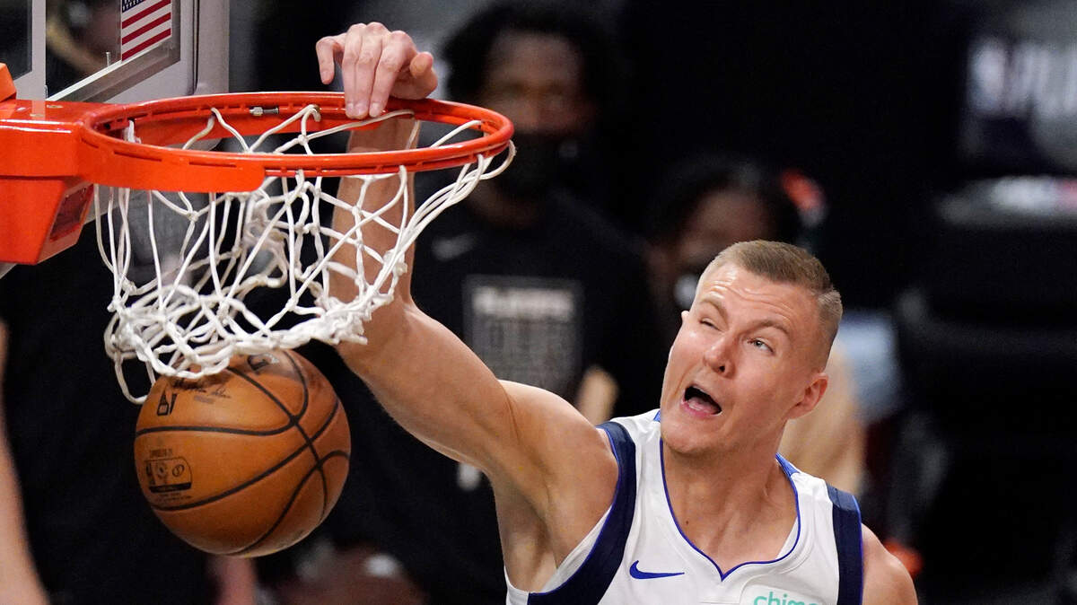Dallas Mavericks’ Kristaps Porzingis was fined $50,000 by the NBA for attending a Los Angeles club during the pandemic.