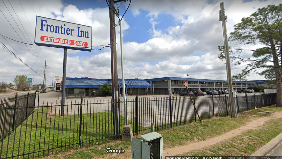 A man lied about killing his wife at the Frontier Inn motel in north Houston before authorities found her safe, according to a Texas sheriff’s office.