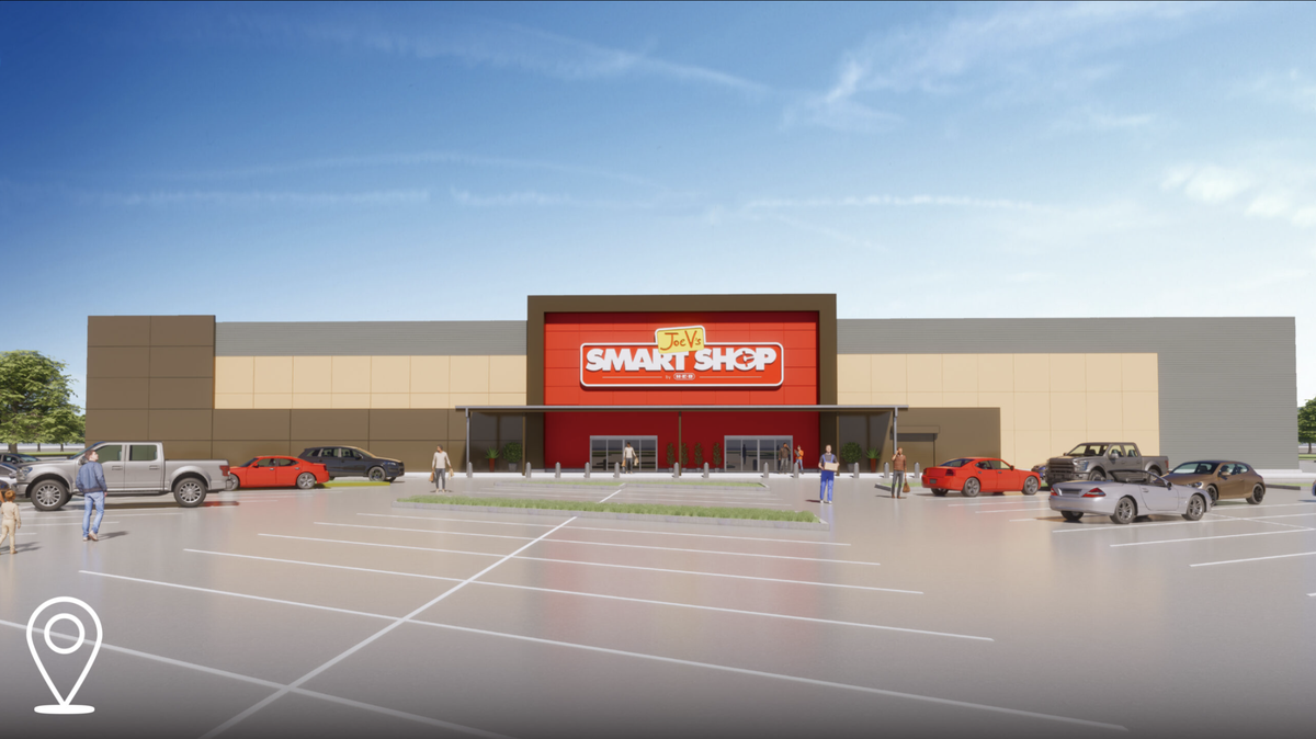 Joe V’s Smart Shop is a low-price grocery format that offers many of the same H-E-B products that made the chain popular.