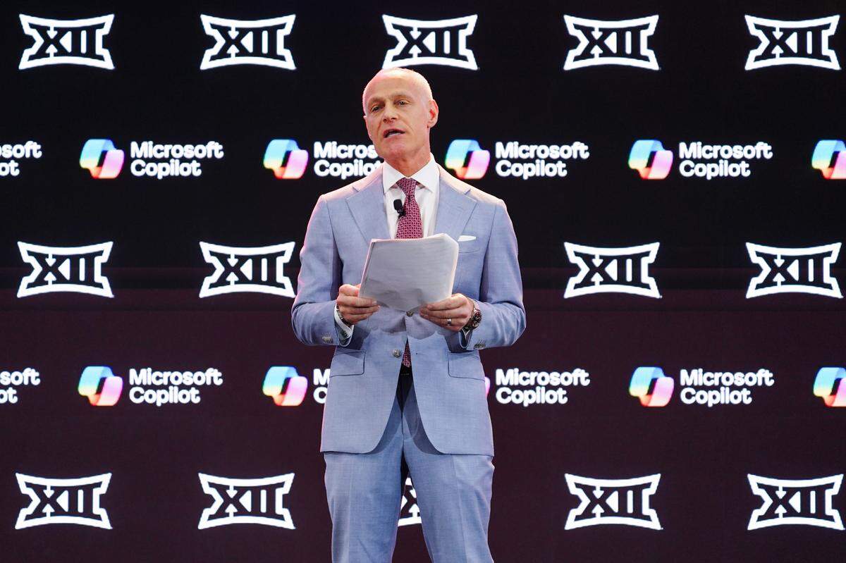 Big 12 Conference commissioner Brett Yormark.