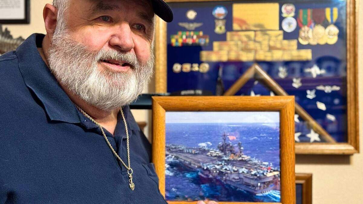 Hal Cleveland of Burleson has vivid memories of the night he lost six shipmates in a fire on the U.S.S. Kitty Hawk in December of 1973.