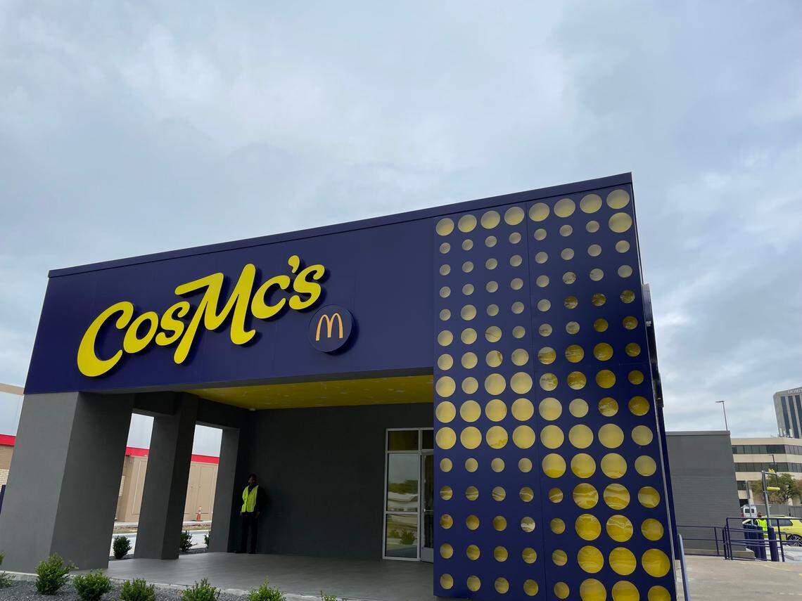 The outside of CosMc’s Dallas location on March 21, 2024.