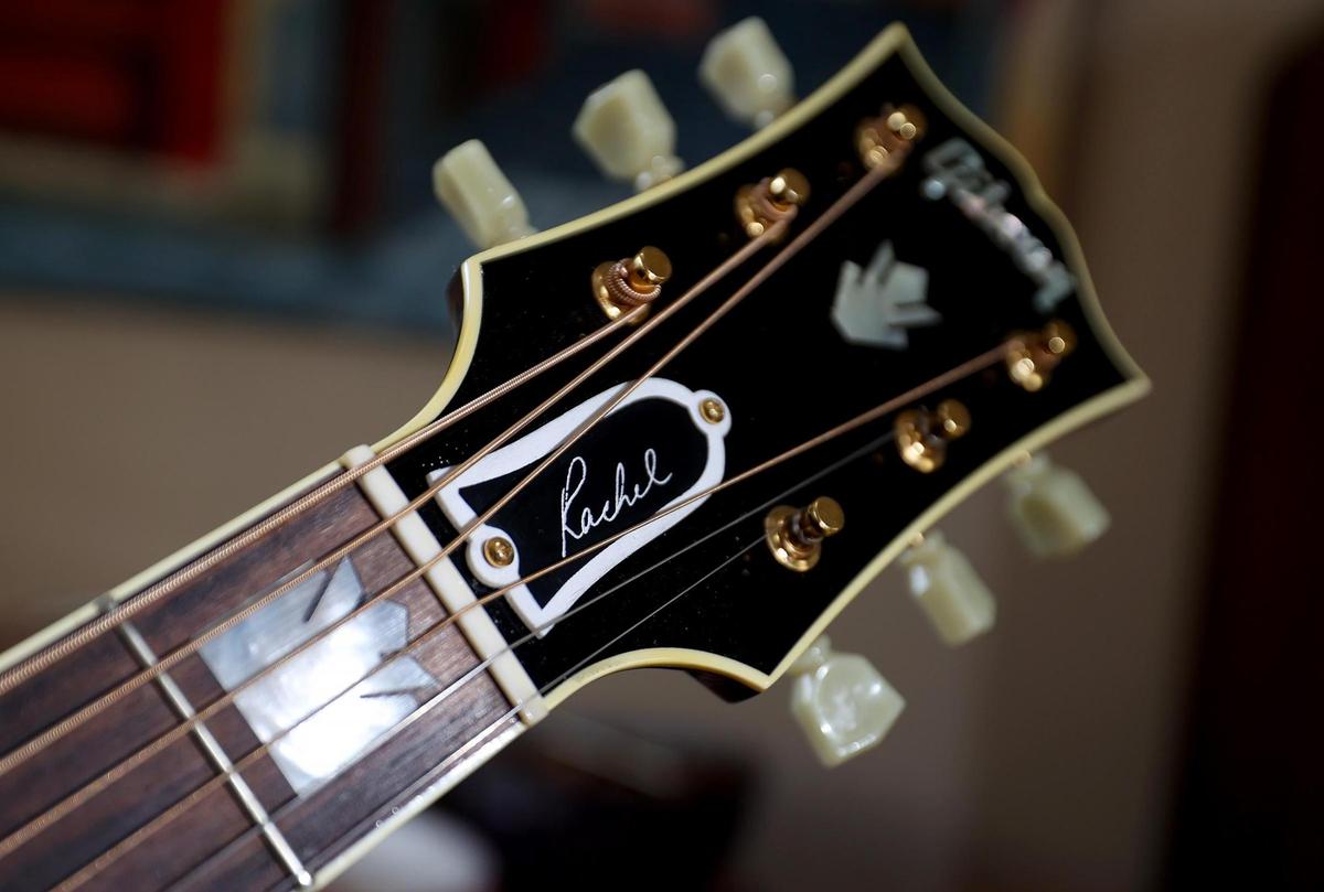 Rusty Arnold’s Gibson SJ-200 acoustic guitar has his sister’s signature laser-etched into it. Arnold has pursued numerous leads in his search for his sister, but after 50 years he says he’s close to leaving it to the police.